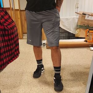 Mens Grey Nike Basketball Shorts MEDIUM